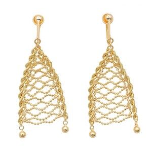 Jewelry K18 Earring 18Kyg Yellow Gold #303341J11B